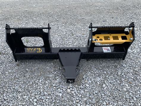 skid steer rear tow hitch|receiver hitch for skid steer.